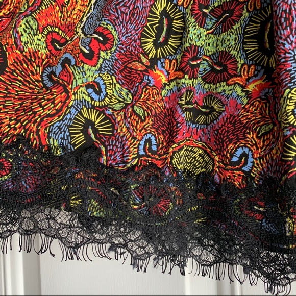 Olsenboye Colorful Pleated Mini Skirt - Size 11 - Picture 4 of 8